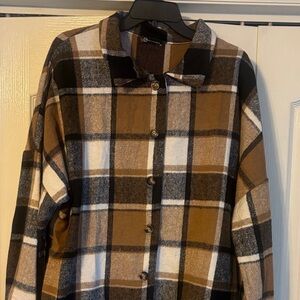 Pretty Garden Flannel Shacket